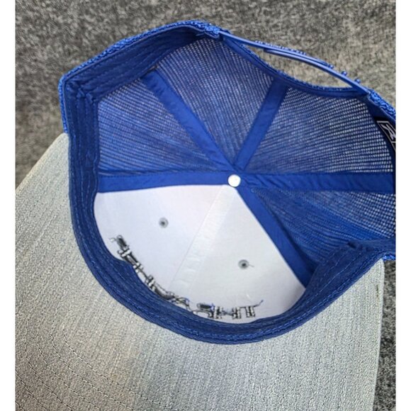 Richardson 112 Trucker Hat Thrasher Blue Logo Gray Front Snapback Adjustable - Picture 6 of 7